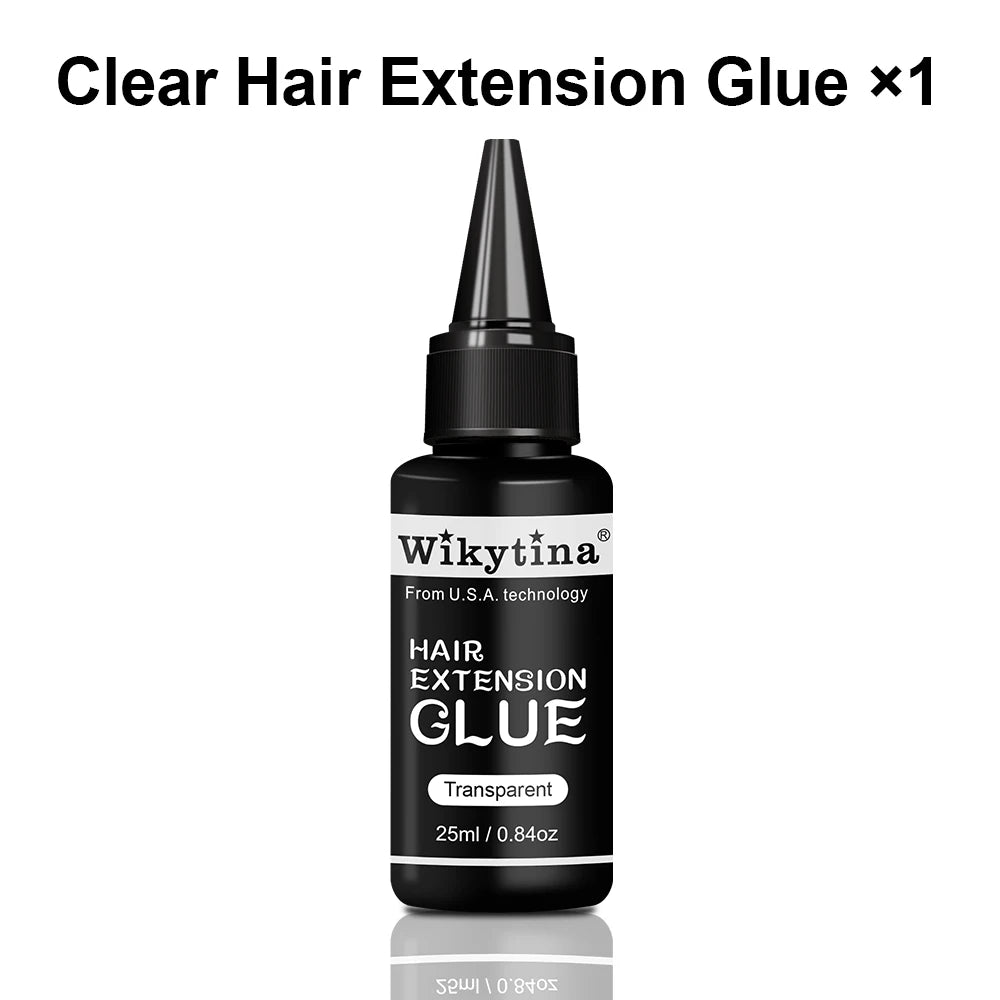 2026 WIKYTINA NEW UV Light Hair Extensions Kit V Light Hair Extension Machine Professional Tools Glue for Hair Extensions