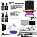 2026 WIKYTINA NEW UV Light Hair Extensions Kit V Light Hair Extension Machine Professional Tools Glue for Hair Extensions